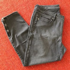 Loft Jeans with Zipper at Ankles